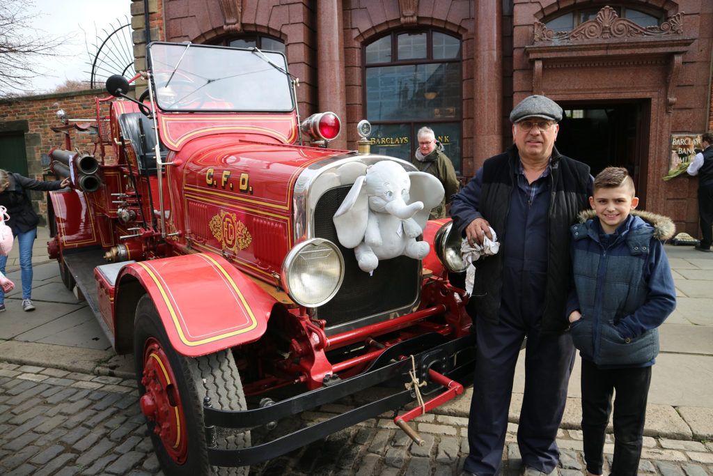 The fire engine, which attended the Great North Steam Fair 2018, featured in the live-action remake of Dumbo