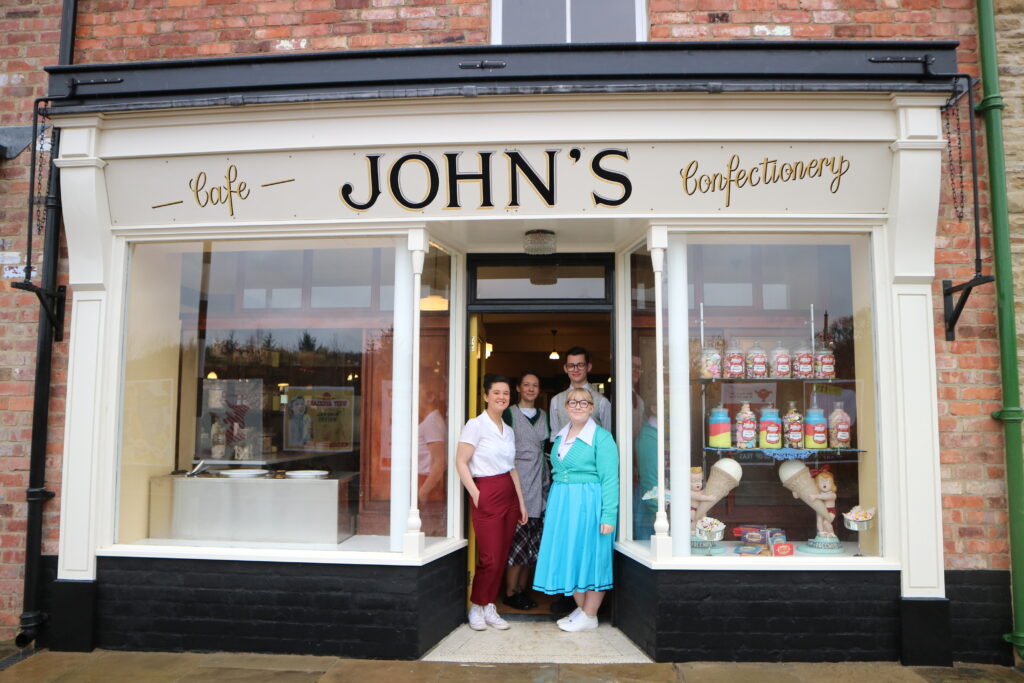 John's Cafe in Beamish Museum's 1950s Town.