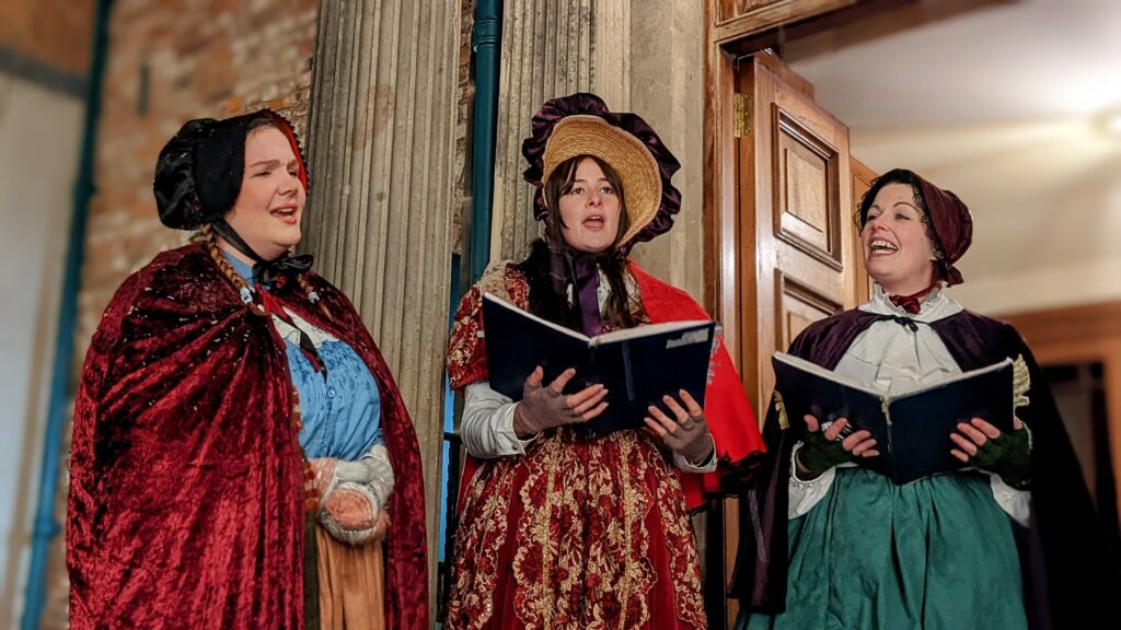 Christmas Evenings at Beamish carol singers