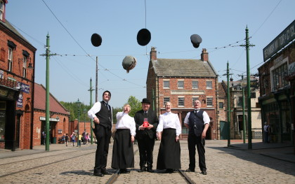 Beamish costumed staff celebrate the Award